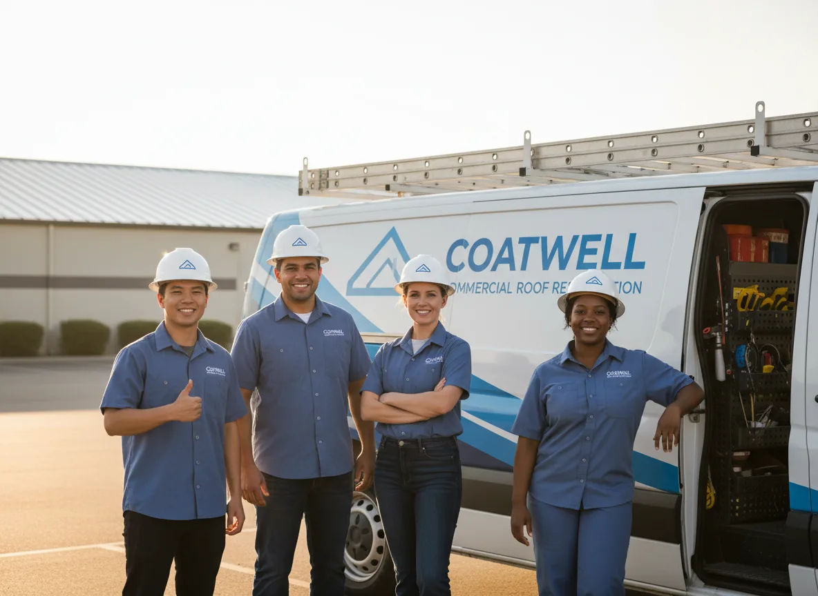 Commercial roof coating company in Jay, ME